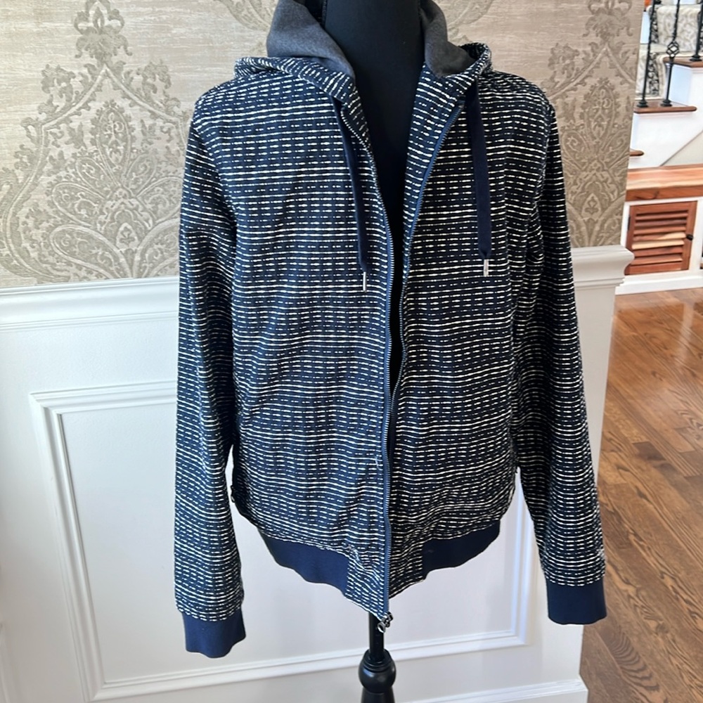 Fundamental Coast blue jacket Full zip Size Medium